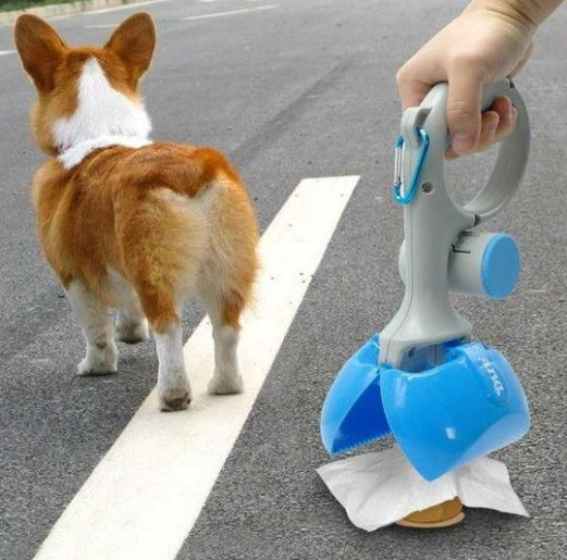 No more pooper scooper for cleaning up dog poop!